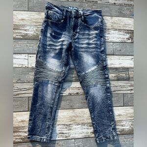Mecca Distressed Stretch Fit Jeans Sz 8